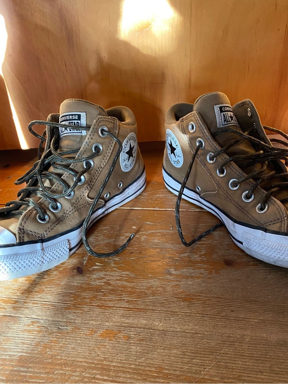 Converse All Star High Top Sneakers - Brown